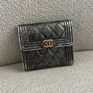 Used 100% Authentic Chanel Le Boy Wallet